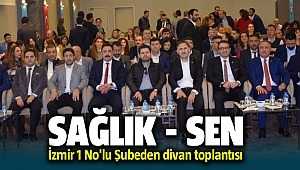 Sağlık-Sen İzmir 1 No'lu Şube divan toplantısını Çeşme'de yaptı