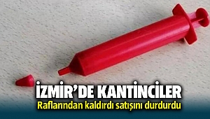 Şırınga Çikolata İzmir'li Kantincilerin raflarından kalktı