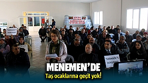 Taş Ocaklarına Menemen'de Geçit Yok!