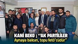 CHP İzmir Milletvekili Kani Beko