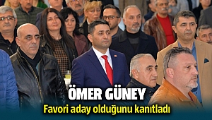 CHP Menemen İlçe Başkan adayı Ömer Güney'in toplantısına büyük ilgi
