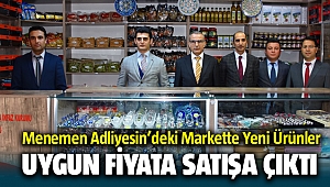 Menemen adliyesi'ndeki sosyal markette mahkumların ürettikleri ürünler satılıyor