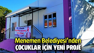 Menemen Belediyesi’nden çocuklar için yeni bir proje