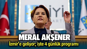Meral Akşener Menemen'de Fırat Çakıroğlu Parkının açılışına katılıyor