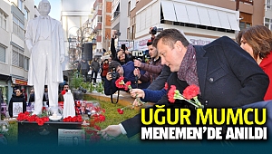 Uğur Mumcu Menemen'de anıldı