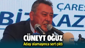 Cüneyt Oğuz aday olamayınca sert çıktı