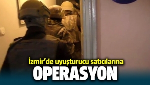 İzmir'de uyuşturucu satıcılarına operasyon: 18 gözaltı