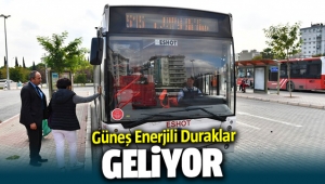 İzmir'e güneş enerjili duraklar geliyor