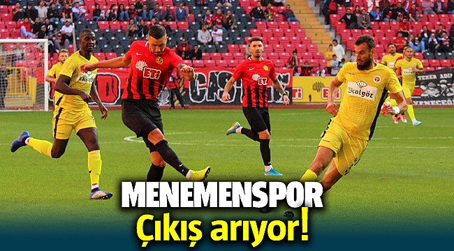 Menemenspor çıkış arıyor