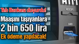 TEB Bankası emekli maaşı promosyonu 2 bin 650 lira