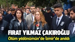Ülkücü Şehit Fırat Yılmaz Çakıroğlu ölümünün 5. yılında İzmir'de anıldı