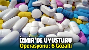 İzmir'de uyuşturucu baskını: 6 gözaltı