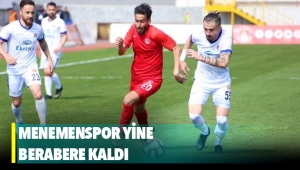 TFF 1. Lig'de Menemenspor, İstanbulspor ile berabere kaldı