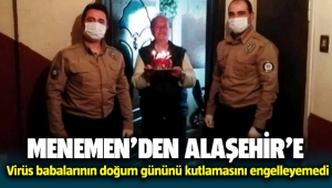 Menemen'den Alaşehir'e doğum günü pastası