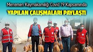 Menemen Kaymakamlığı Koronavirüs ile mücadele raporu yayınladı