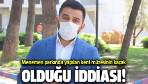 Menemen parkında yapılan kent müzesinin kaçak olduğu iddiası