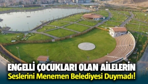 Engelli çocukları olan ailelerin sesini Menemen Belediyesi duymadı