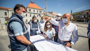 İzmir'de Yol çalışmalarına hız kazandırıldı