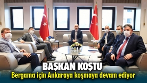 Başkan Koştu Bergama için Ankara'da koşmaya devam ediyor