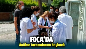 FOÇADA (COVİD-19) ANTİKOR TARAMALARINA BAŞLANDI