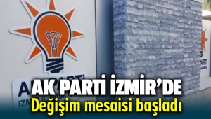 AK Parti İzmir'de değişim mesaisi başladı