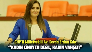 CHP İzmir Milletvekili Av. Sevda Erdan Kılıç: “Kadın cinayeti değil, erkek vahşeti”