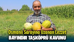 OSMANLI SARAYINA UZANAN LEZZET; 'BAYINDIR TAŞKÖPRÜ KAVUNU'