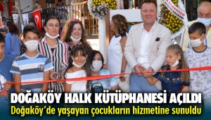 Doğaköy Halk Kütüphanesi açıldı