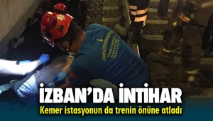 İzban'da İntihar! Konak Kemer istasyonunda trenin önüne atladı