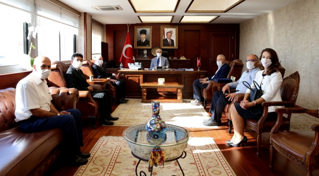 Kemalpaşa Belediye Başkanı Rıdvan Karakayalı'dan İzmir Valisi Yavuz Selim Köşger’e ziyaret