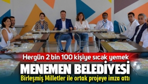 Menemen Belediyesi ile Birleşmiş Milletler ortak projeye imza attı