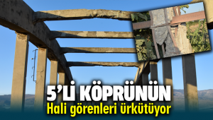 5'li Köprünün hali görenleri ürkütüyor