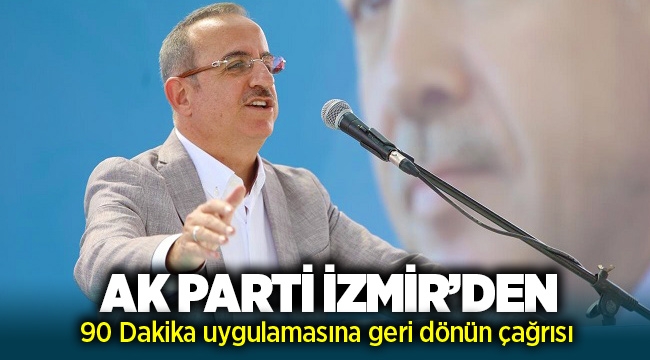 AK Parti'den İzmir'deki toplu ulaşımda