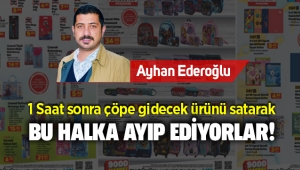 İndirimli diye 1 saat sonra tarihi geçecek ürünleri satıyorlar