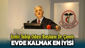 İzmir Tabip Odası Başkanı Dr. Çamlı: Mümkün olduğunca evde kalmak, en iyisi!