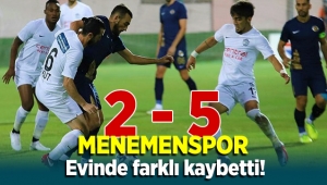 Menemenspor Tuzlaspor'a evinde farklı kaybetti