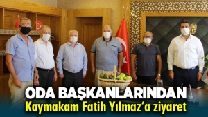 Oda Başkanlarından Menemen Kaymakamı Fatih Yılmaz'a ziyaret