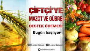 2018 Mazot ve Gübre Destek Ödemelerine bugün Başlanacak