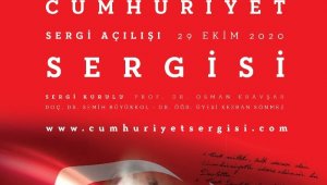 Akdeniz Üniversitesi Güzel Sanatlar Fakültesi'nden ilk sanat Cumhuriyet sergisi