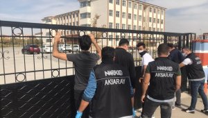 Aksaray'da narkotik polisi okul önlerinde göz açtırmıyor
