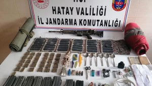 Amanoslar'da terör örgütüne ait piyade tüfeği ele geçirildi