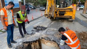 ASKİ'den altyapı onarım ve bakım çalışması