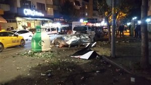 Ataşehir'deki patlamaya ilişkin ekiplerin incelemesi sürüyor