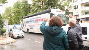 Aydın'da Cumhuriyet Otobüsü, 29 Ekim'i renklendirdi
