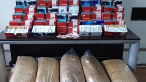 Balıkesir'de polis 130 kilo kaçak tütün ele geçirdi
