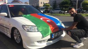 Bartın'da Modifiye araç tutkunlarından Azerbaycan'a destek konvoyu