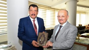 Başkan Gürkan, Müftü Işıldar'ı ağırladı
