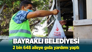 Bayraklı Belediyesi 2 bin 648 aileye gıda yardımı