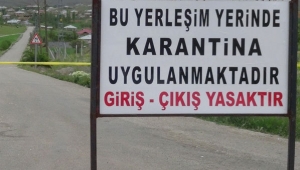 Burdur'da bir köy karantinaya alındı