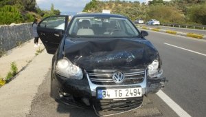 Burhaniye'de zincirleme kazada 6 araç birbirine girdi